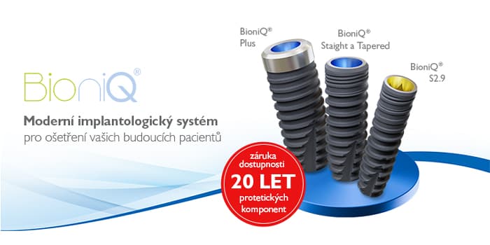 Implantáty BioniQ®, BioniQ® Plus a BioniQ® S2.9